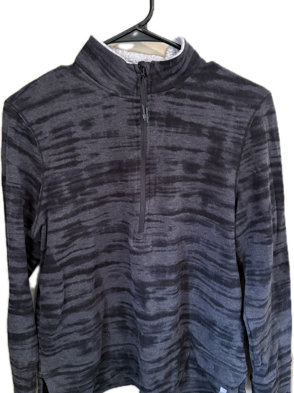 Free Country Women's Charcoal Black Quarter-Zip Pullover Hoodie